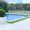 Large Block Fiberglass Planter with 20″ Topiary				
(1 in Stock)